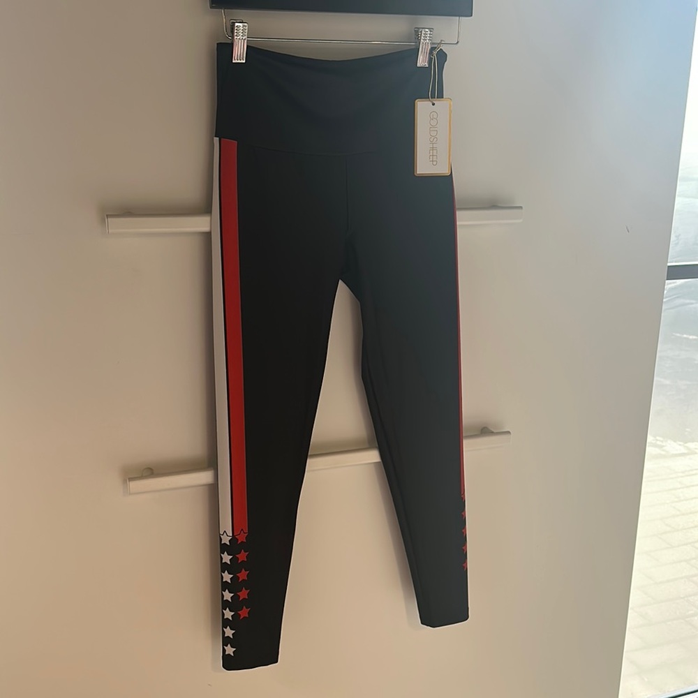 Goldsheep red/white/blue leggings